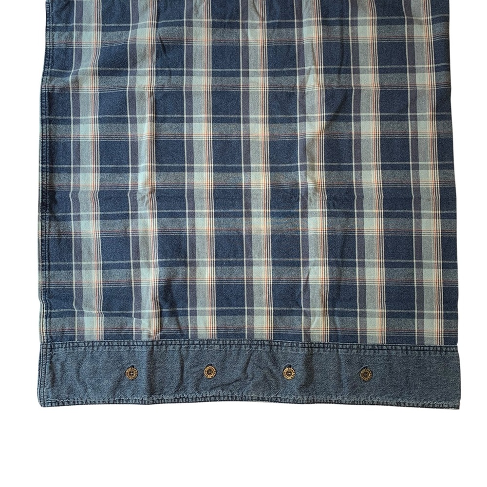 Charter Club Blue 2 Plaid Pillow Shams 1 Standard Size 1 Euro Size - Picture 4 of 8